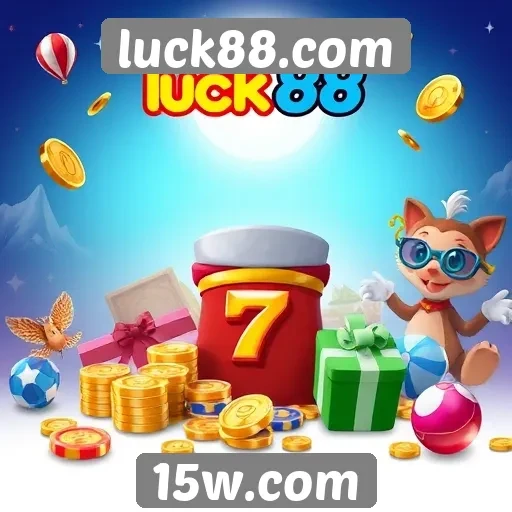 Variedade de jogos disponíveis em luck88.com